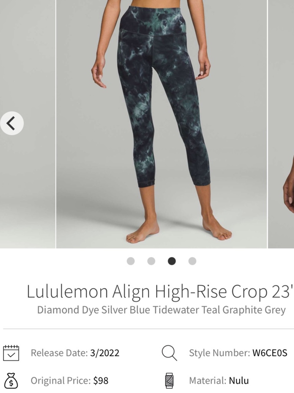 Lululemon Align High-Rise Crop 23”